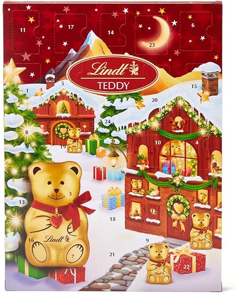 Lindt Teddy Advent Calendar with Chocolates