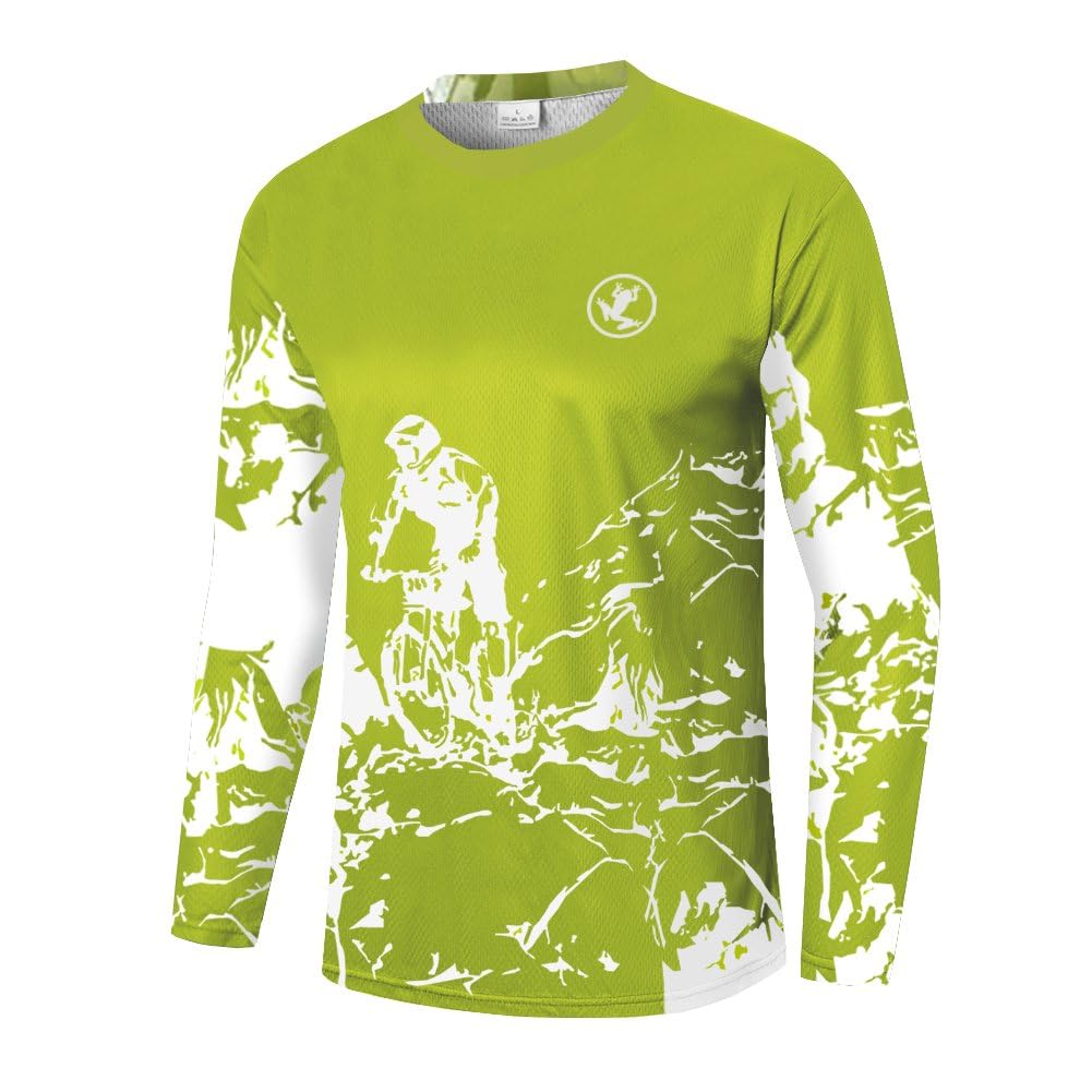 UGLY FROG Damen Mountainbike MTB Top Atmungsaktiv Bequem Wei