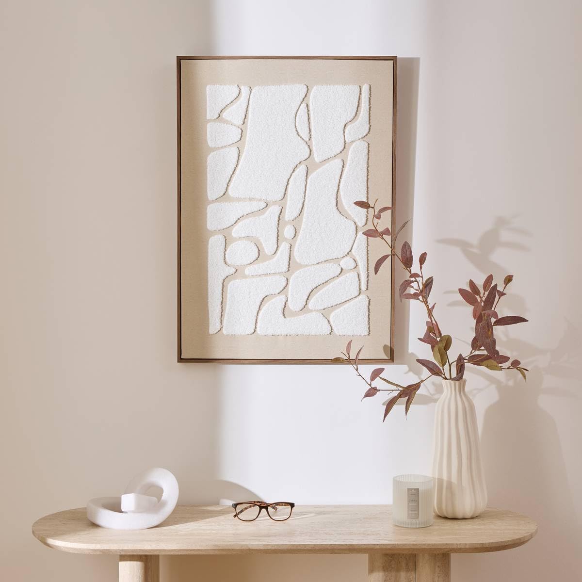 Tela 3D Shirley Verde Khaki 60x80 Cm Atmosphera – Decorazione Murale Di Tendenza!