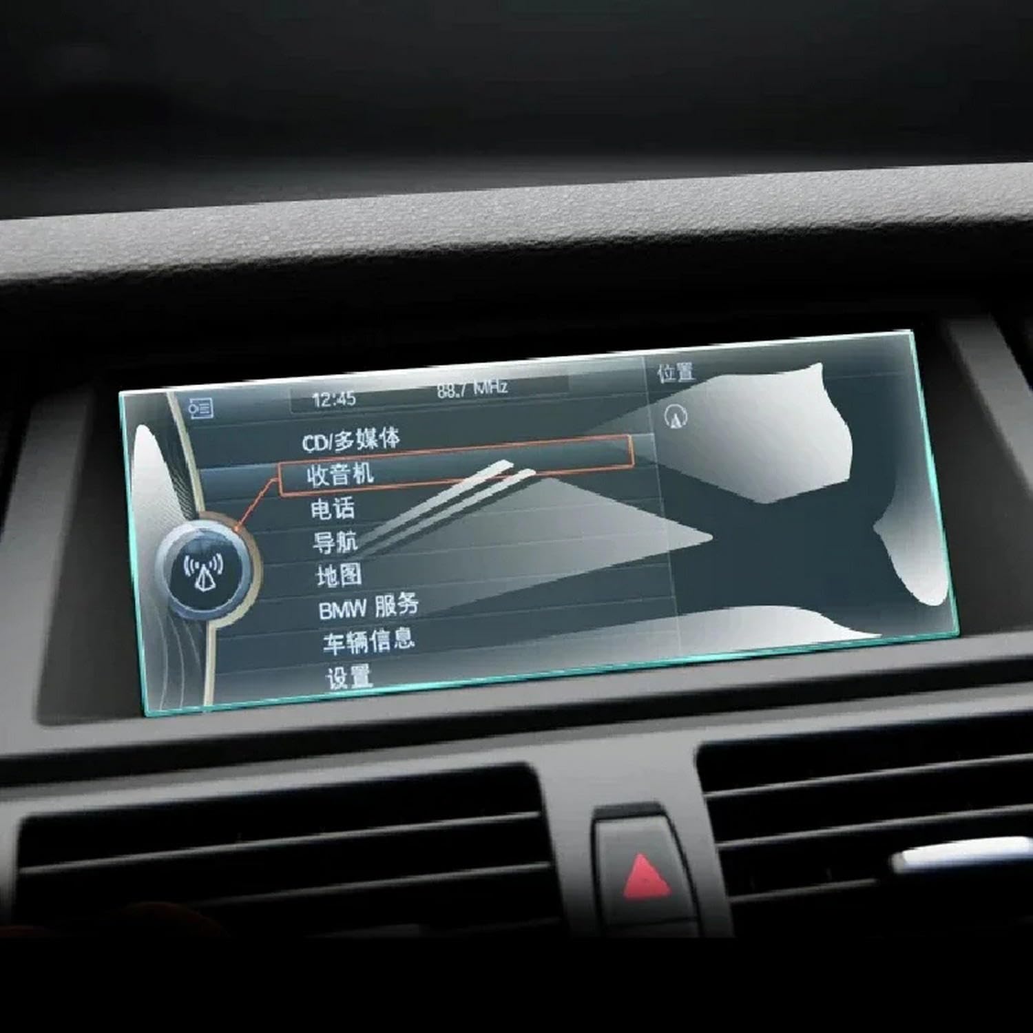Film TPU pour BMW X5 X6 E70 E71 protection écran radio et navigation GPS