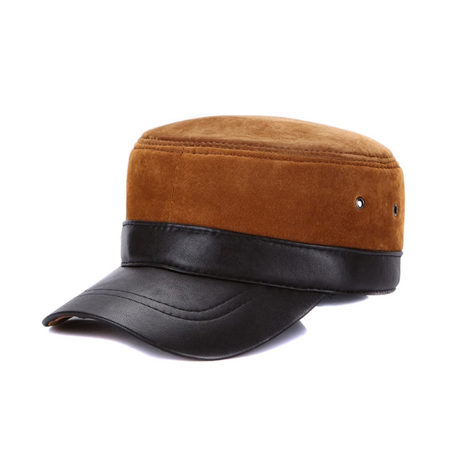 Unisex Real Sheepskin Leather Caps Casual Natural Sheep Skin Baseball Hats New Fashion Fall Winter Hat