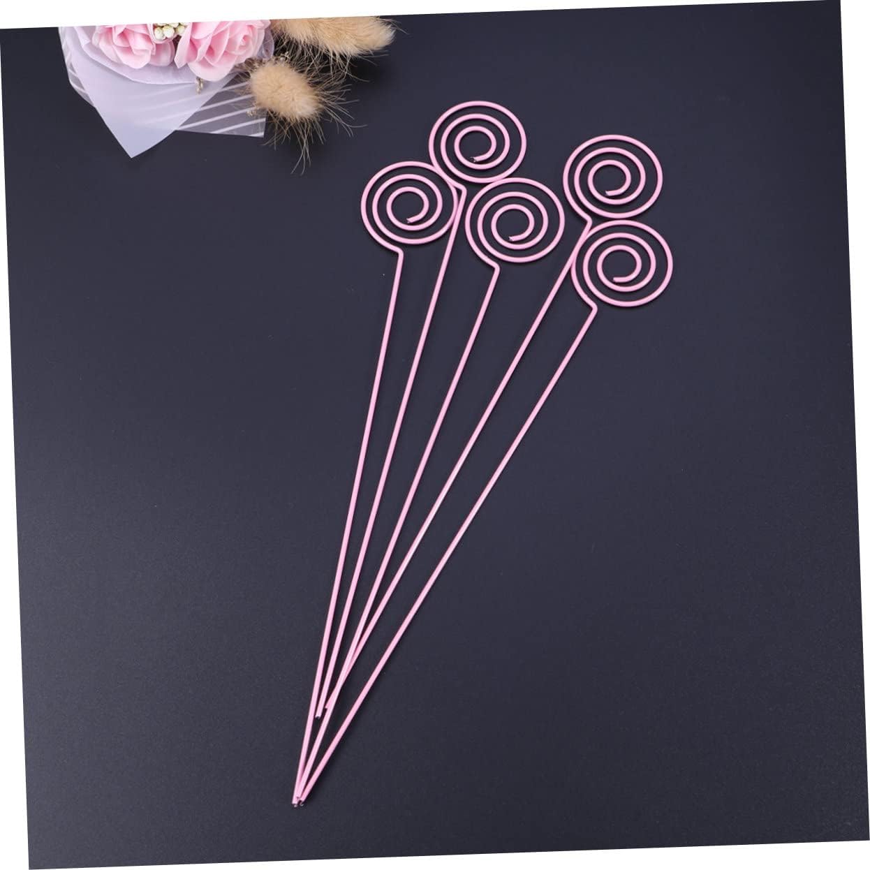 DIY Metal Memo Holder Clips Circle Photo Clip 10 Pcs Table Holders for Home Office Decor