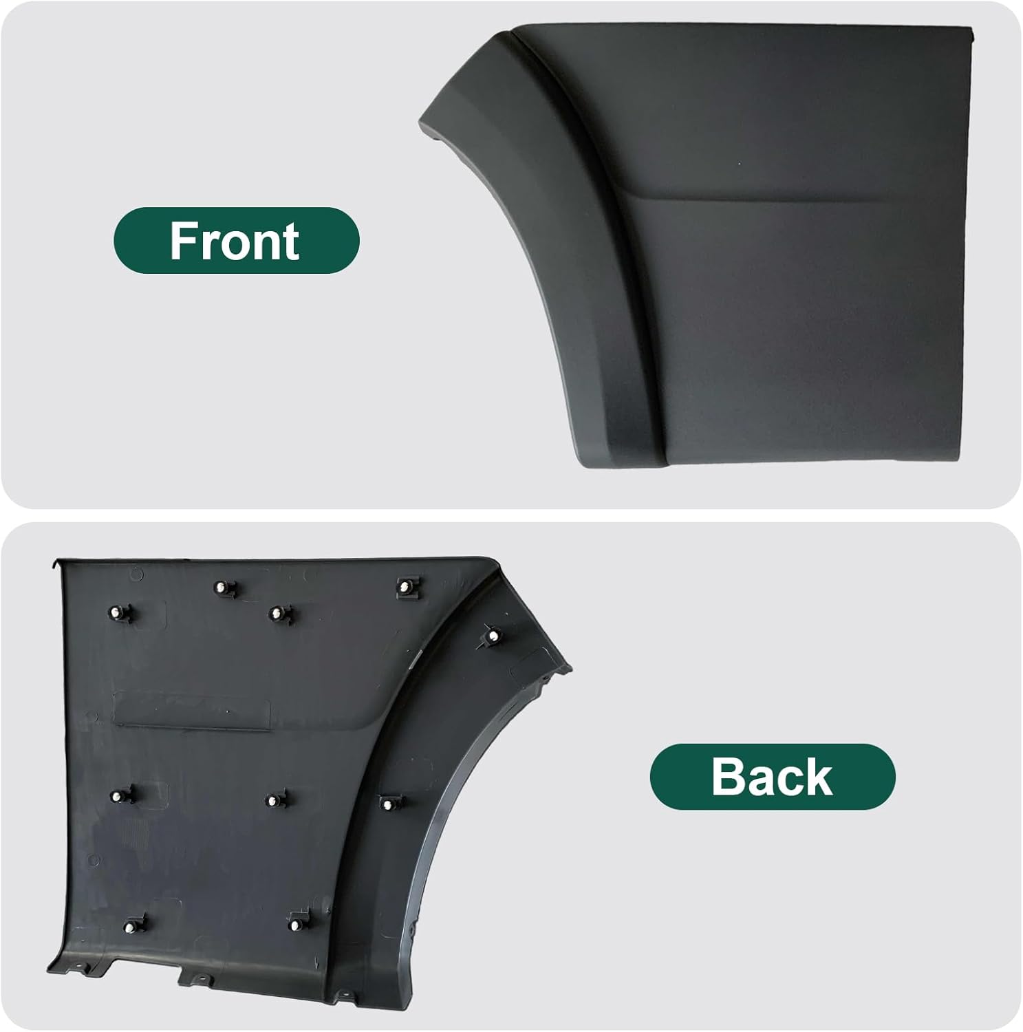 Rear Quarter Panel Flare Trim Molding Cover Side Panel Sill Molding Trim Fits for Ram ProMaster 1500 2500 3500 Cargo Van 4 Door 2019 2020 2021 2022 Standard Model