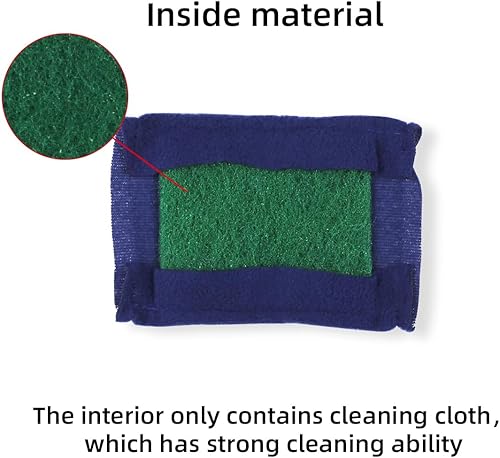 Miniatura 5 de Scott Edward Juego de 4 piezas de paño de limpieza para tacos de piscina Limpiador-azul gris,Limpiador-gris Azul Púrpura,Limpiador-gris