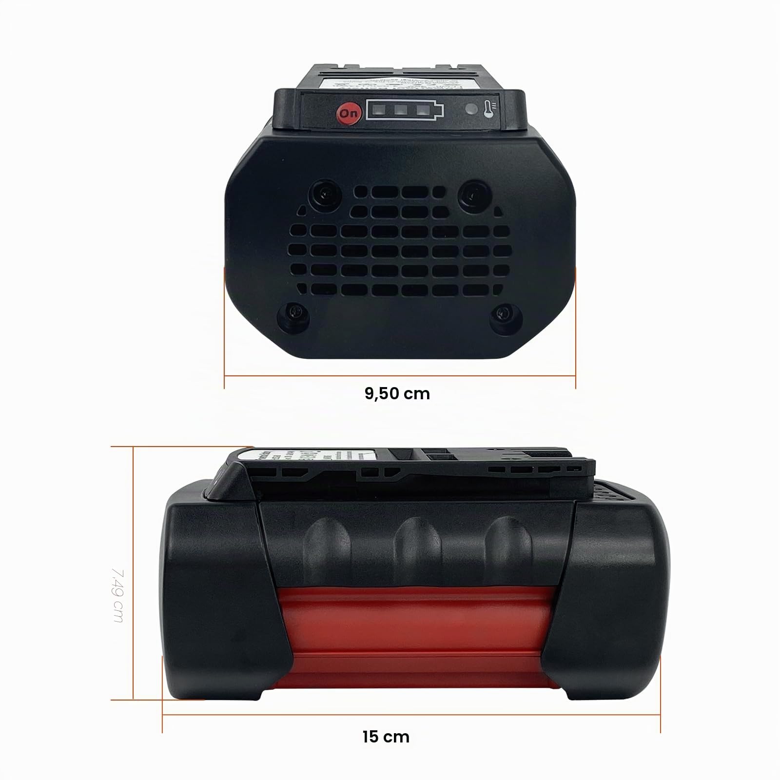 6.0Ah BOS36A Sostituzione Batteria Li-ion 36 Volt Compatibile con Batteria Bosch 36V adatta per BAT810 BAT836 BAT840 BAT840D GBH36VF-Li GKS36V-LI GSA36V-LI GSB36V-LI Utensili Elettrici Senza Fili