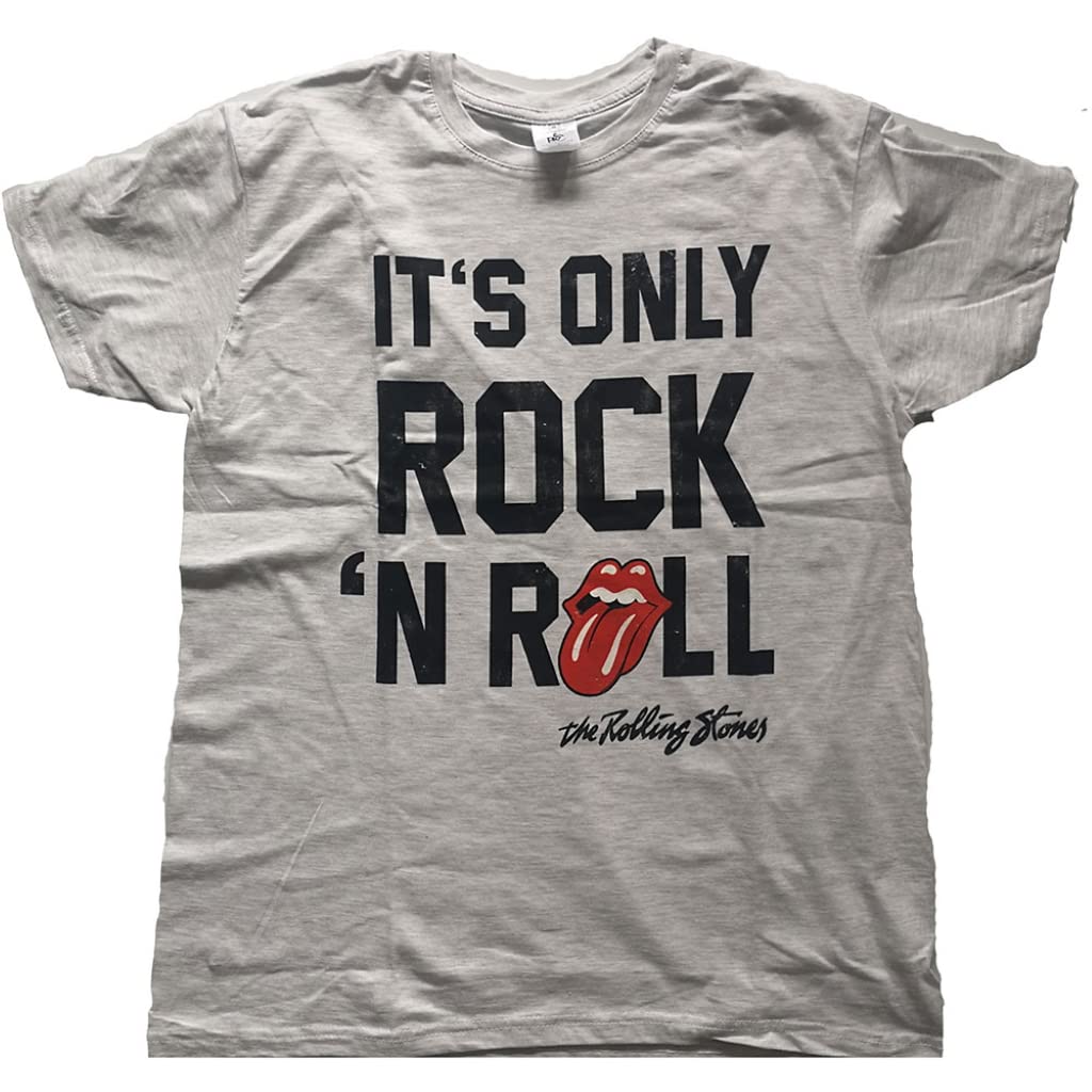The Rolling Stones T Shirt It's Only Rock N Roll Official Mens Grey