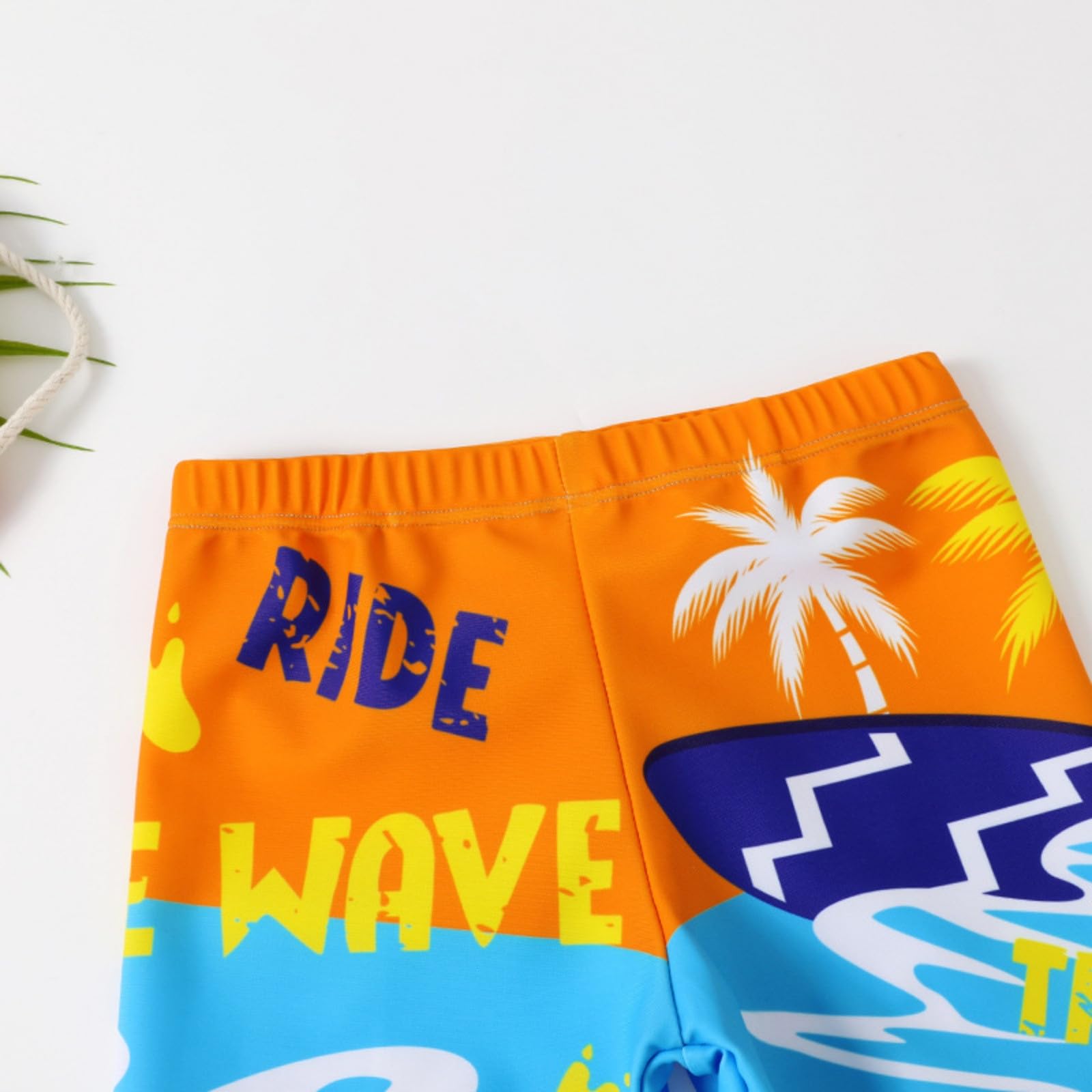 Generisch 2025 - Traje de baño infantil para niños Conjunto de natación de 3 piezas para niños Camiseta de natación de manga corta Bañador Rashguard Trajes de baño 11 años