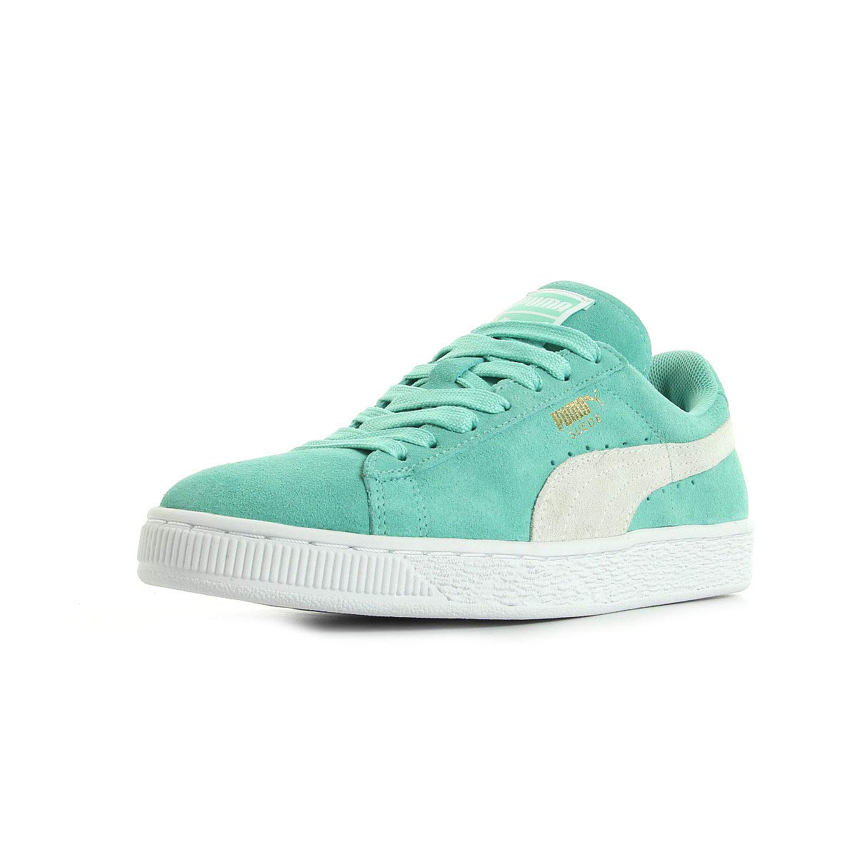 PUMA Suede Classis Women's S6, Women's Low-Top Sneakers, Green (Green/White), 6 UK (39 EU)