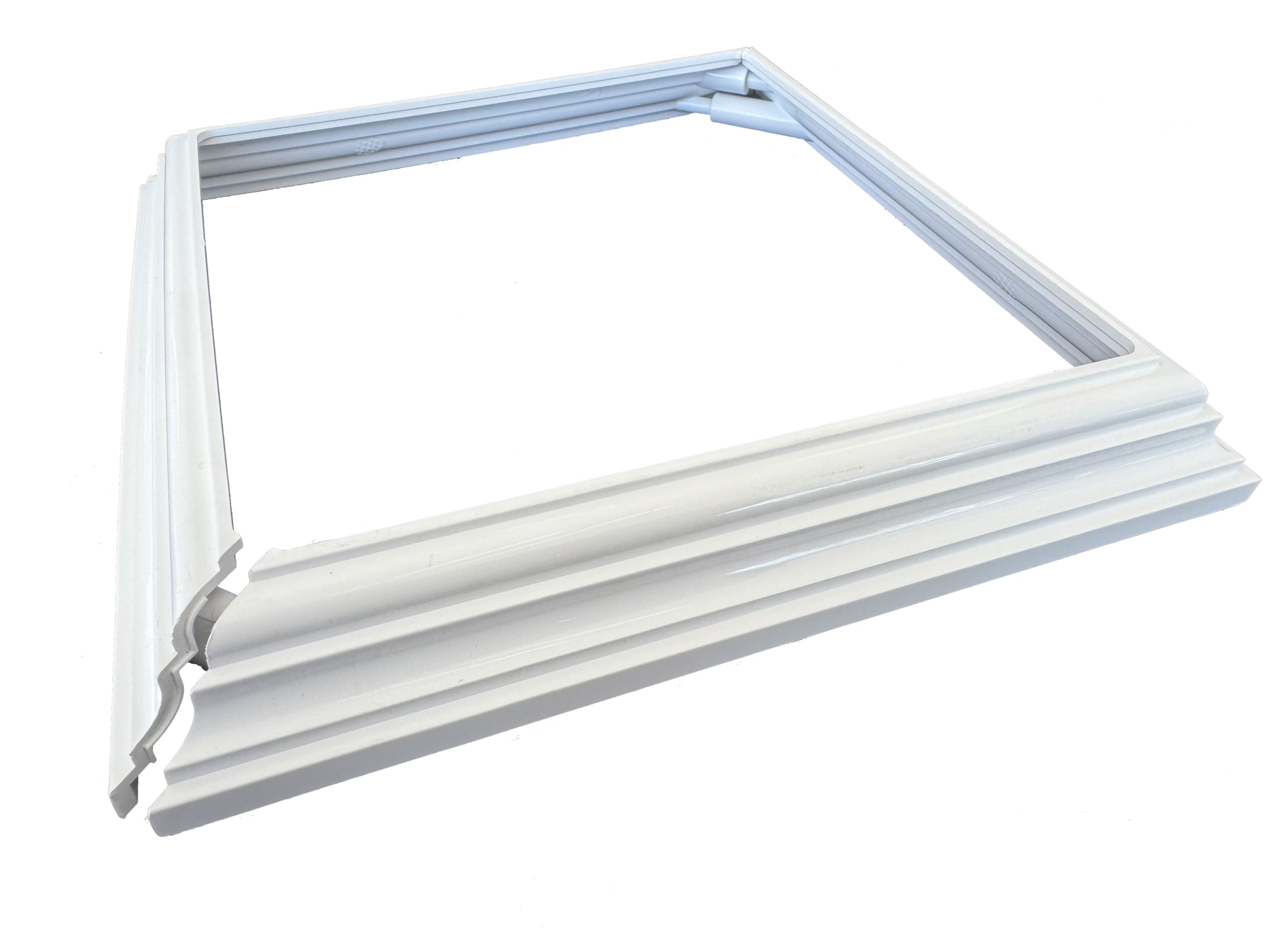 6" x 6" White Two Piece Vinyl Post Trim Skirt for Vinyl Post/Sleeve | DO NOT FIT Post Wraps - USE for Smooth Vinyl Post Sleeves | True 6" X 6"