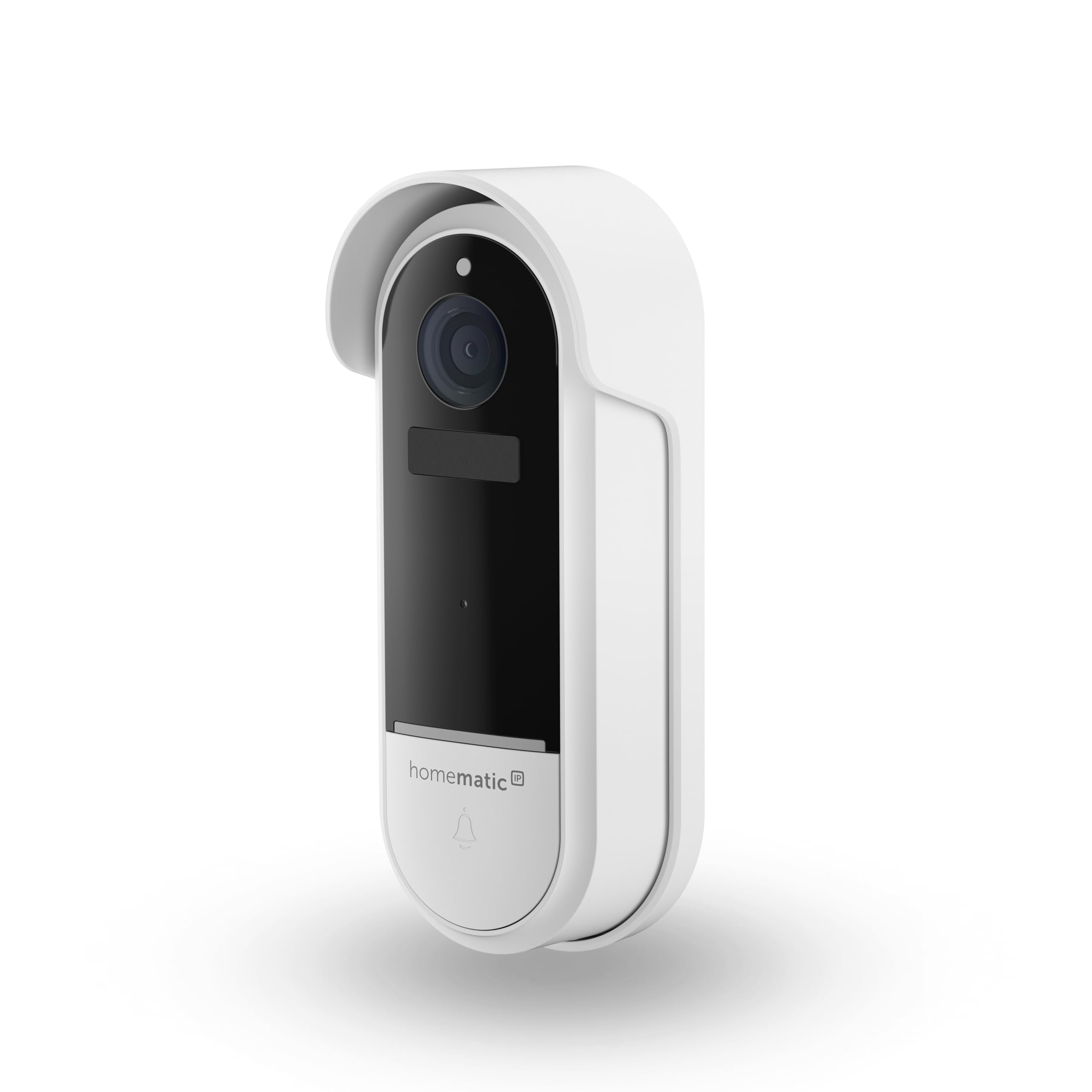 Homematic IP Video-Türklingel, Smart Home, kabellose Türklingel-Kamera mit AI Personenerkennung, Zwei-Wege-Audio, Nachtsicht, 162945A0