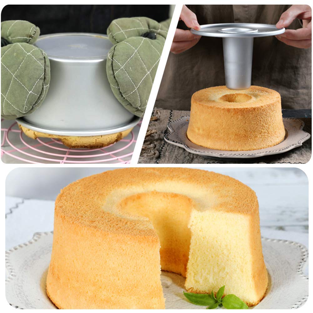 zaizai Molde De Pastel De Gasa Molde De Pastel Redondo De Metal con Fondo Desmontable, Molde para Hornear Tarta De Queso, Herramienta para Hornear Pasteles