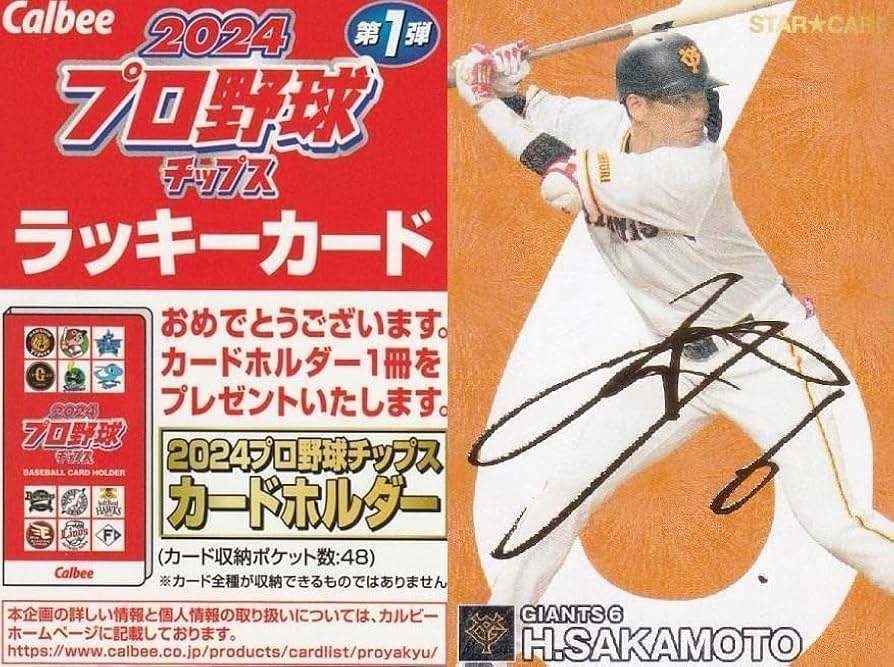 Amazon.co.jp: プロ野球チップス2024第1弾 金箔サイン入りセット