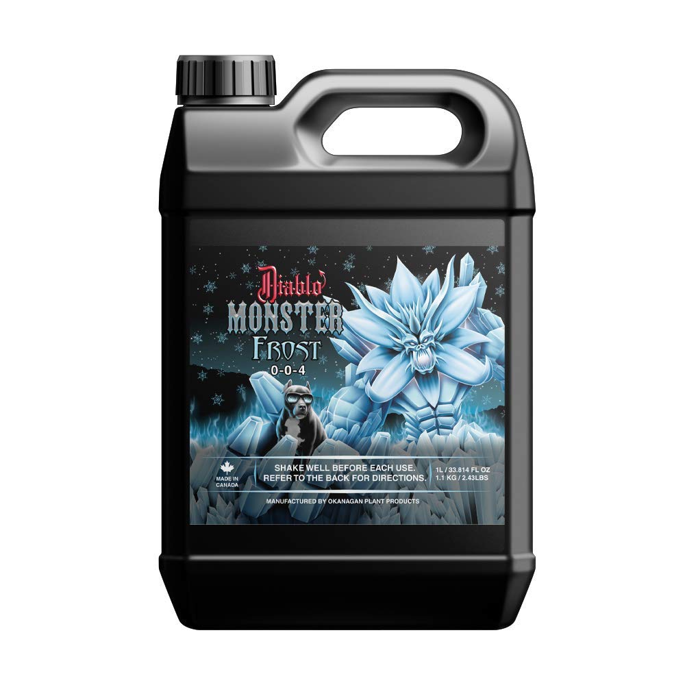 Diablo Nutrients - Monster Frost - Hormone Free Bulking Agent Heavy Yields for Gardening (4L)