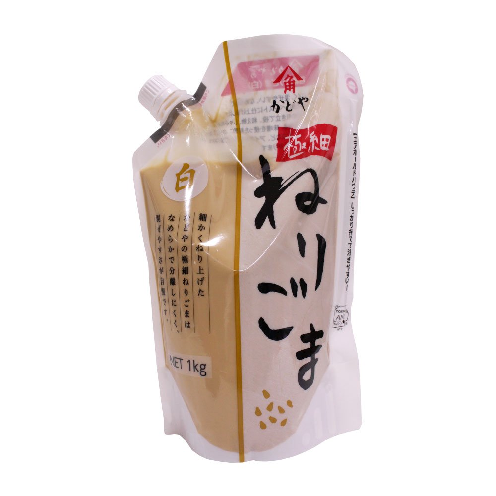 Amazon.co.jp: かどや製油 極細ねりごま(白) 1kg : 食品・飲料・お酒