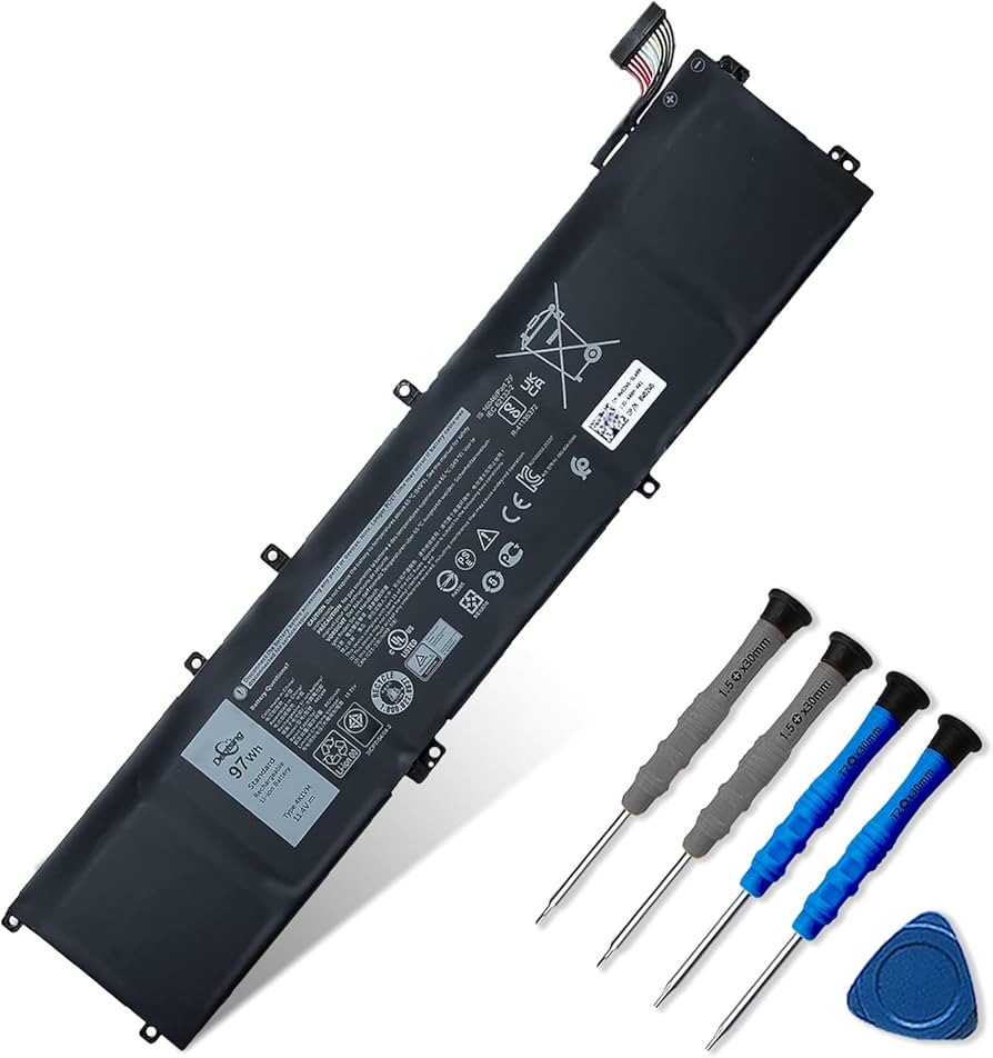 Amazon.com: 97Wh 4K1VM Laptop Battery Compatible with Dell