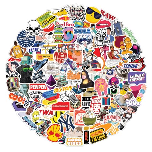 Image of CodersParadise - Pack of 250+ Laptop Stickers Random - Stickers for Laptop, Journal, Bike Helmet, Diary, Guitar, Mobile - Waterproof Residue Free