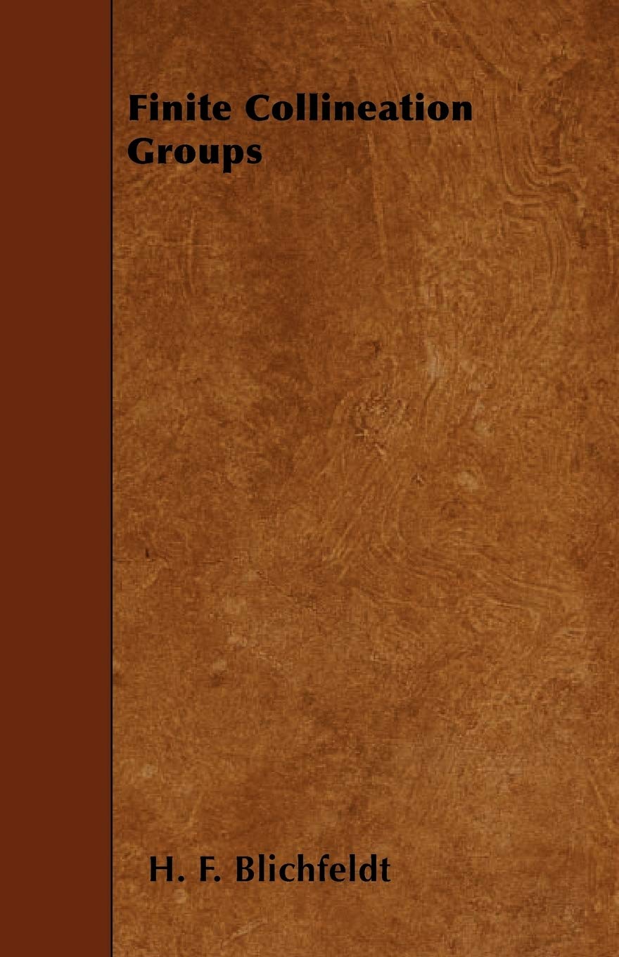 Finite Collineation Groups