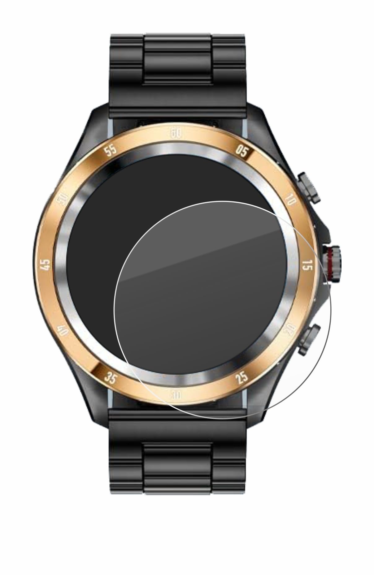 upscreen Screen Protector Film compatible with Lige AS1829C - 9H Glass Protection, Extreme Scratch Resistant