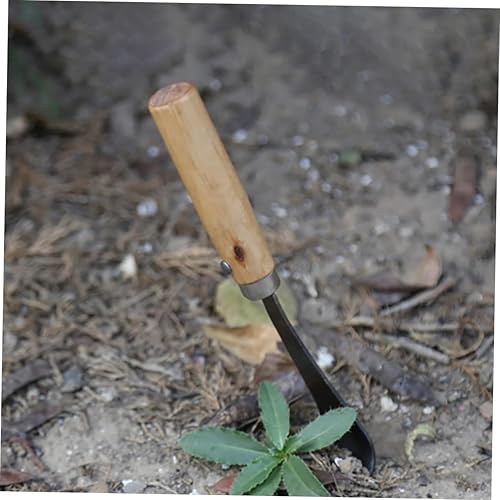 Miniatura 3 de IMUSINICE Herramienta de descorteza de mango de madera, herramienta de descortezado de corteza de árbol, herramienta de pelado de corteza de árbol,