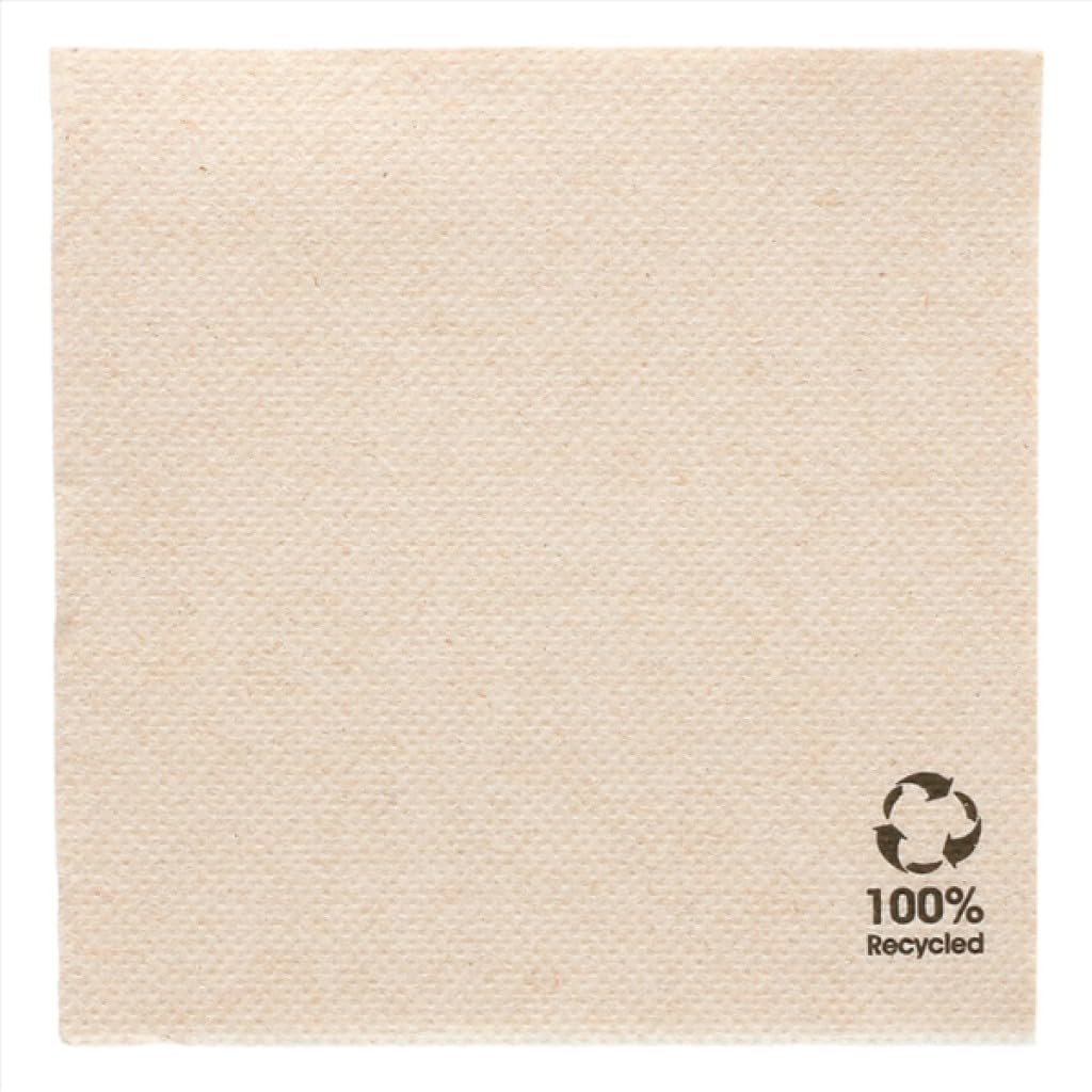 Servilletas Ecológicas Feel Green 4800 unidades – 100% Recicladas y Compostables – 20x20 cm – Paquete Doblado 1/4