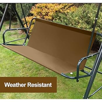 Btstil Replacement Swing Seat Cover For Garden Swing, 900D