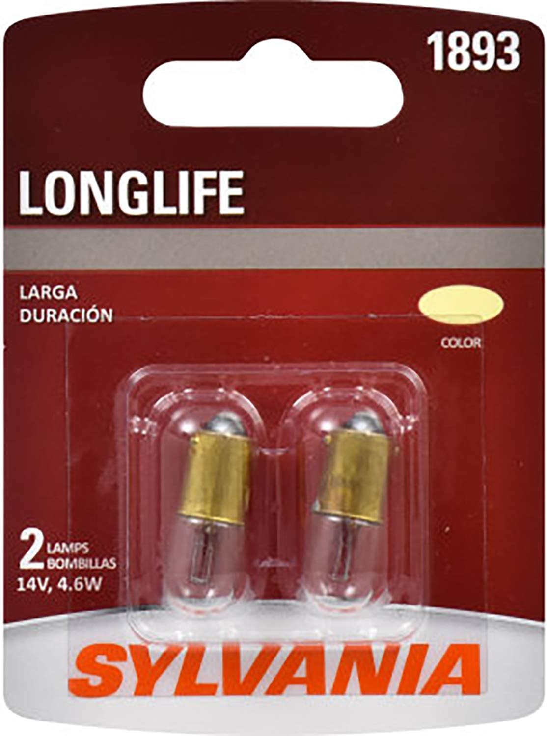 SYLVANIA 37 Long Life Miniature Bulb, (Contains 2 Bulbs
