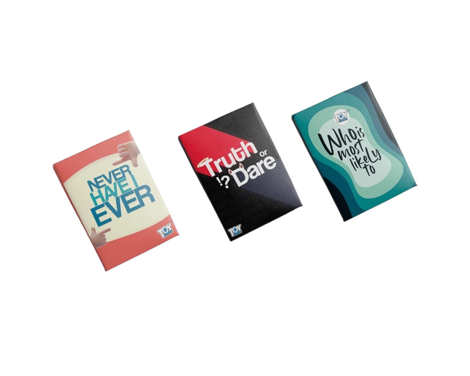 AK ANOLIHK 3-in-1 Party Card Game Bundle – Never Have I Ever, Truth or Dare, Who’s Most Likely to – Perfect for Adults, Teens, Game Night-picture-24