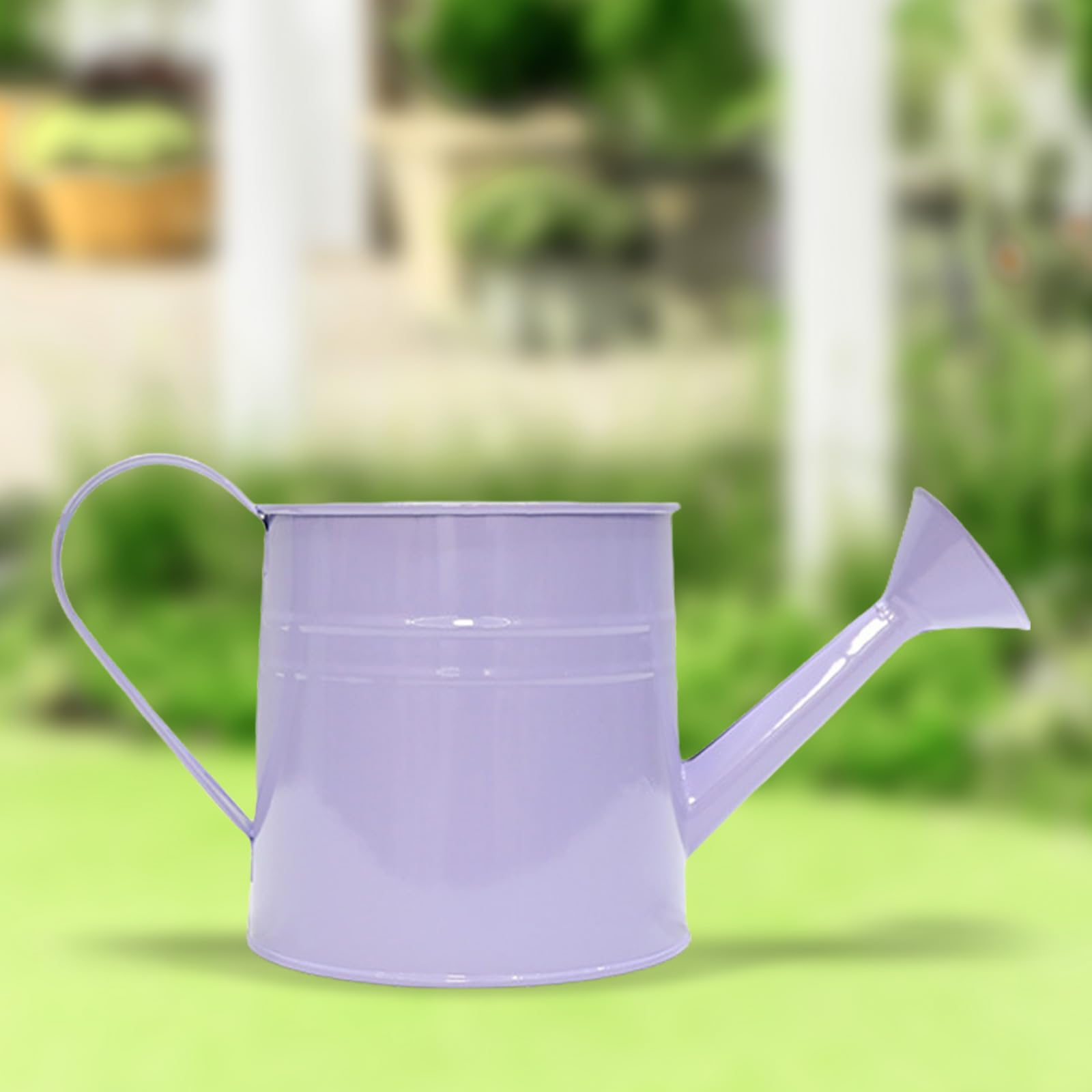 SLXLYH Annaffiatoio vintage in ferro, comodo contenitore in metallo come vaso da fiori o decorazione per ufficio (azzurro