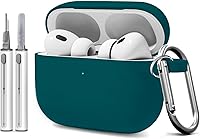 Vista 35 de Funda Protectora para AirPods 1/2, viene con kit de limpieza, funda protectora de silicona suave con hebilla, compatible con estuche de carga