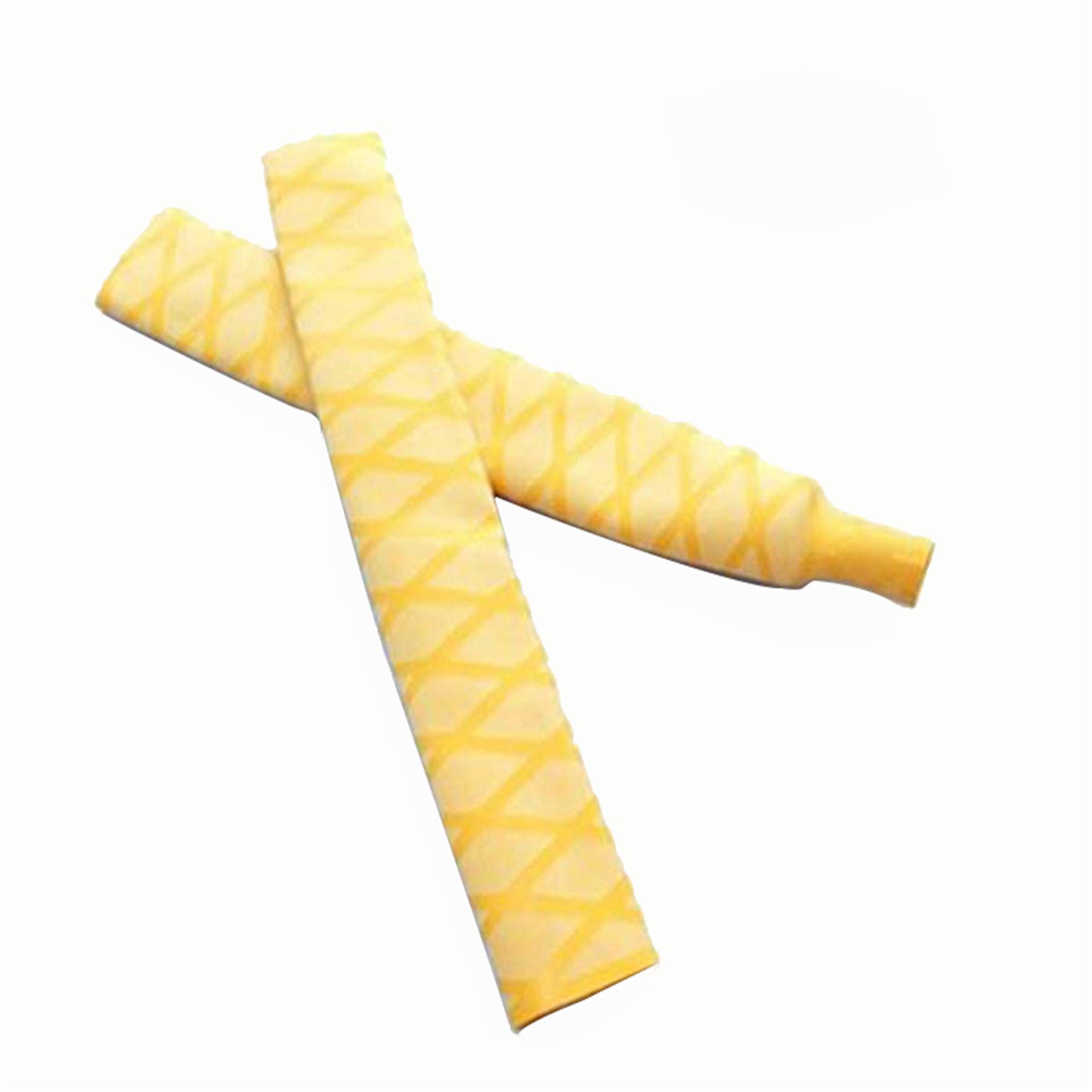 Skid-Resistant Heat Shrink Tubing Fishing Warp Tubes Rod Handle Shrink Warp (Diameter 35mm,39",Yellow)