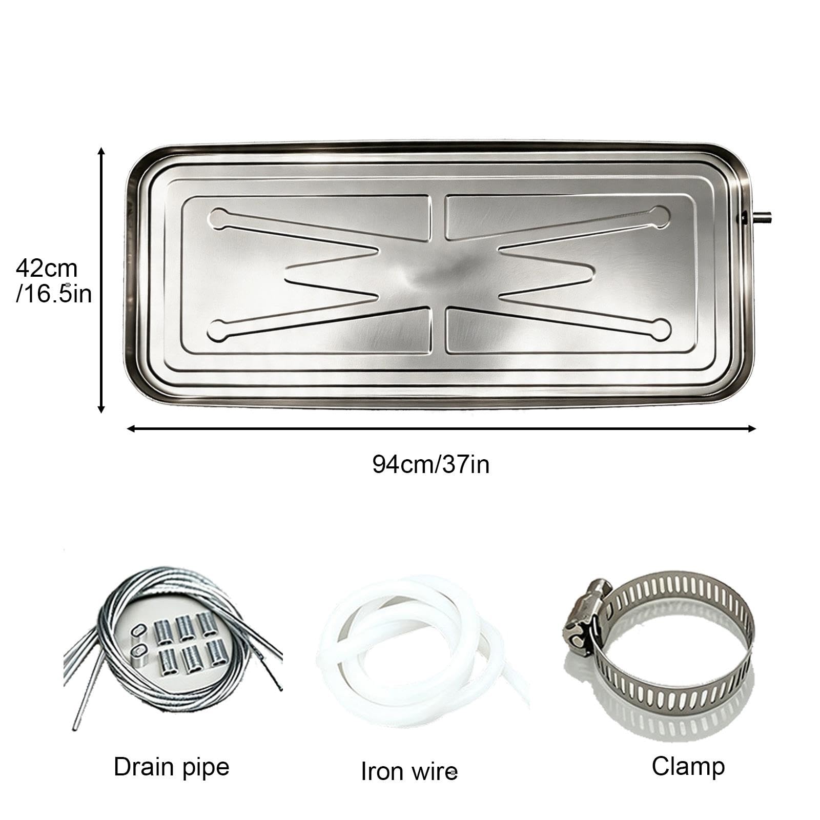 Vaschetta Condensa Climatizzatore, Bacinella Impermeabile Inox