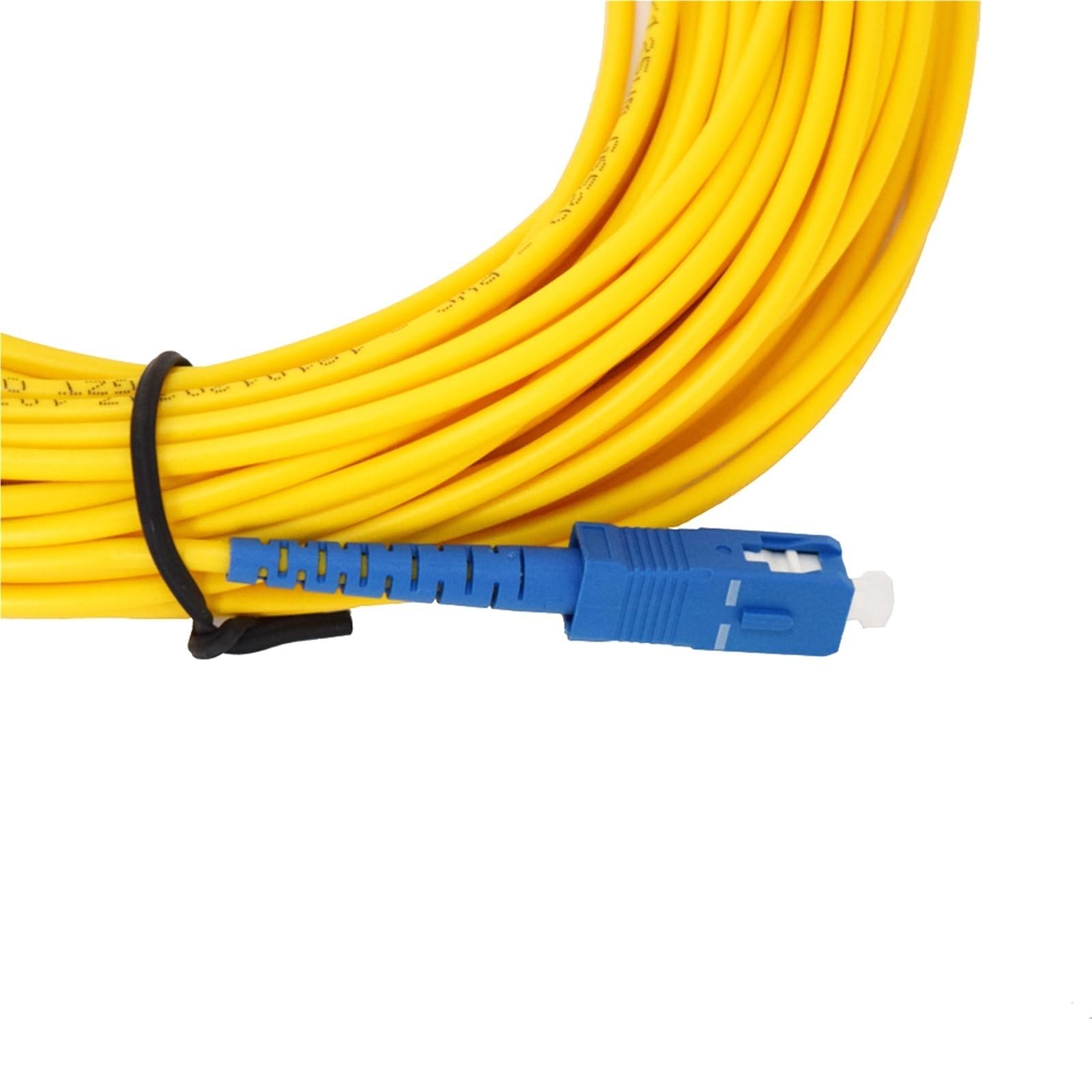 SM SX 3 mm 3/5/10/15/20/30/50/100m 19/12 Cavo jumper ottico 5umfibre SC/PC-SC/PC Cavo patch in fibra ottica(Yellow 100M)
