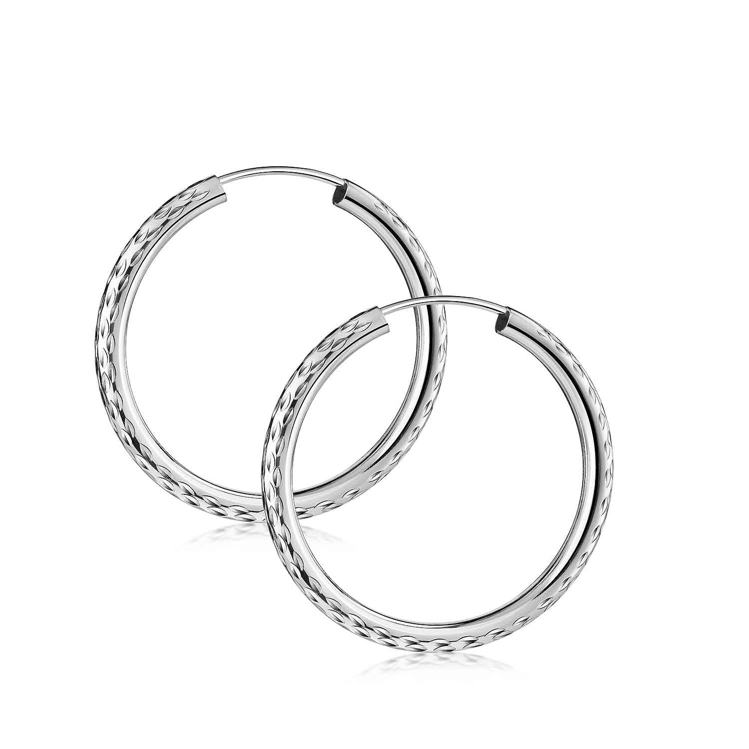 Orecchini A Cerchio In Oro Per Donna, Orecchini Da Damigella D