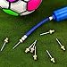 Jinei 36 Pack Brass Ball Pump Needles with Storage Case No Break Heavy Duty Air Pump Inflation Devices and Accessories for Blowing up Basketball Rugby Soccer Volleyball Beach Yoga Ball