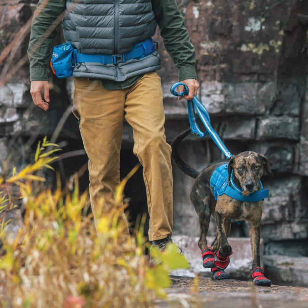 Kurgo RSG Aktiver Utility-Gürtel - Verstellbarer Abenteuer-Hundegürtel - MOLLE-kompatibel - Reflektierende Akzente - Leicht, Bequemer Sitz - Für Leinen, Zubehör & mehr - Freihändiges Spazieren Gehen