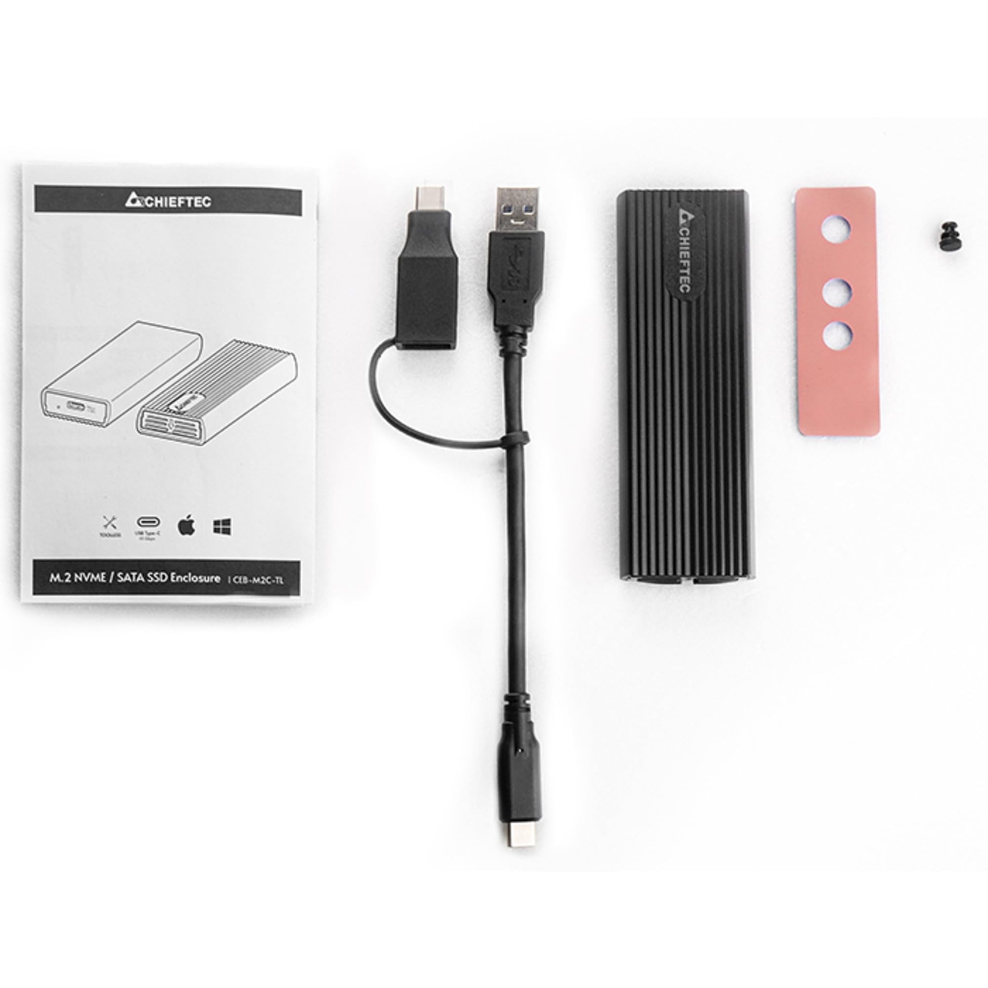 Chieftec M.2 SSD PCI-E NVM Enclosure