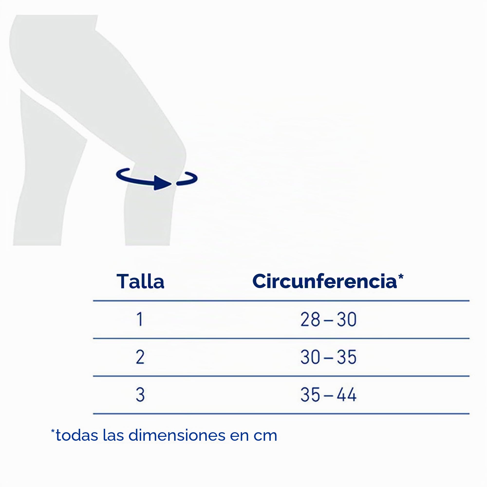 Vendaje de rodilla, GenuPoint,negro, talla 2, 1