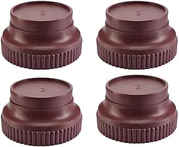 VYOOx 4 Pices Multi-Purpose Anti Vibration Pads for,Washing Machine Feet with Tank Tread Grip for Washer and Dryer, Protects Laundry Room Floor for Ho...