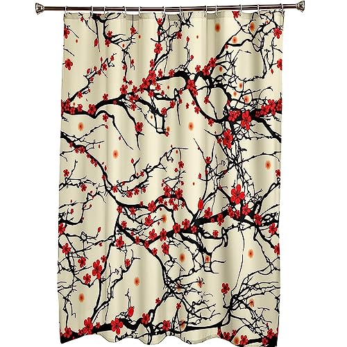 Rideau de douche polyester fleuri pour une salle de bain zen - 7