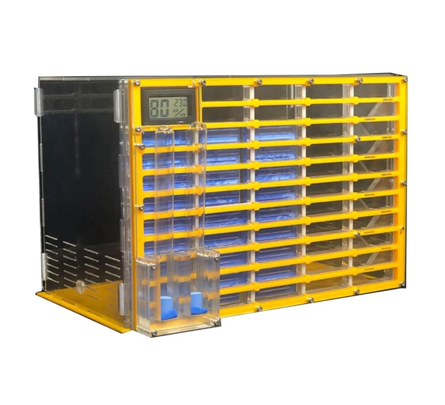 Formicarium Ameisenfarm Professionelle Große Ameisenfarm Aus Acryl Mit Futterbereich Großes Ameisenhaus Ameisennest Villa 11 Schichten Beobachtungsbox(Yellow)