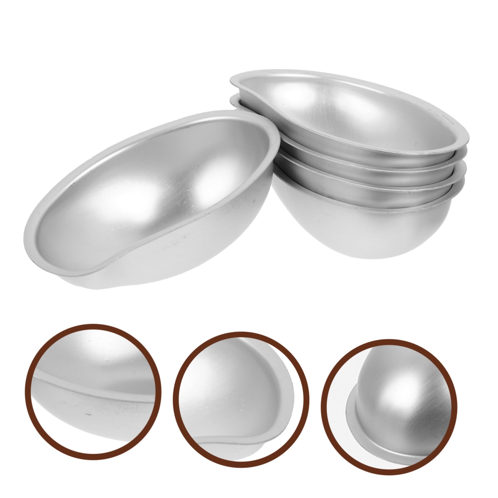 COHEALI Lot De 4 Moules À Tartelettes Petits Moules À Gâteaux Moules De Cuisson Pour Pudding Pâtisserie Moules À Muffins 5 Pièces X 4