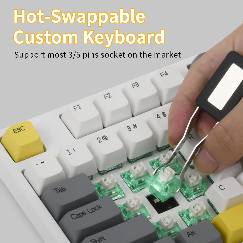 Amazon | NACODEX AK873 TKL ホットスワップ可能メカニカルキーボード