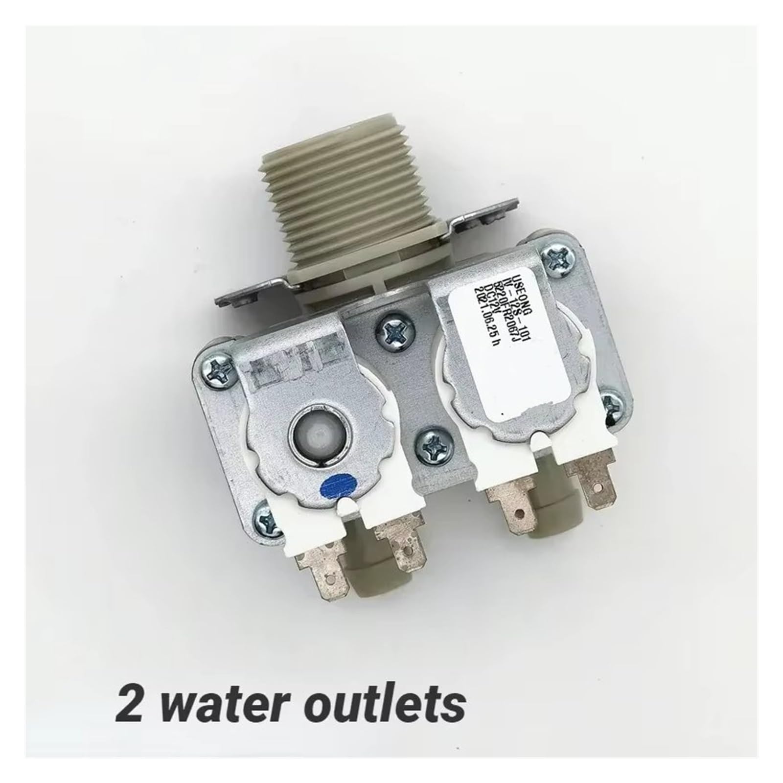 Electroválvula Para LG Válvula De Entrada Lavadora, Válvulas Solenoides DC12V, Lavadora De Tambor(2 water outlets)