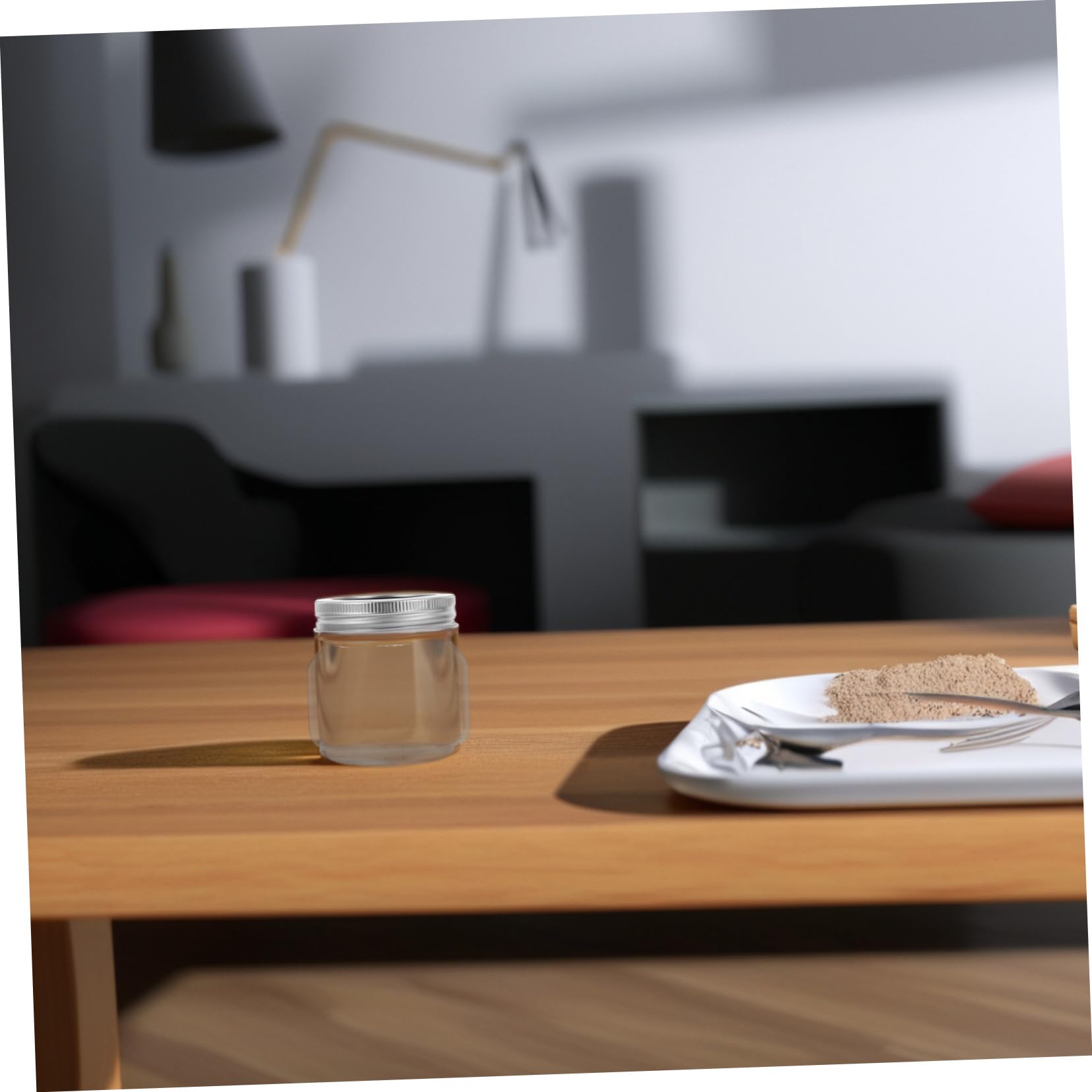 Luxshiny 6stücke Salat Glas Mit Deckel Luftdicht Transparent Klein Für Honig Marmelade Lebensmittel Vorrat Sicher Wiederverwendbar