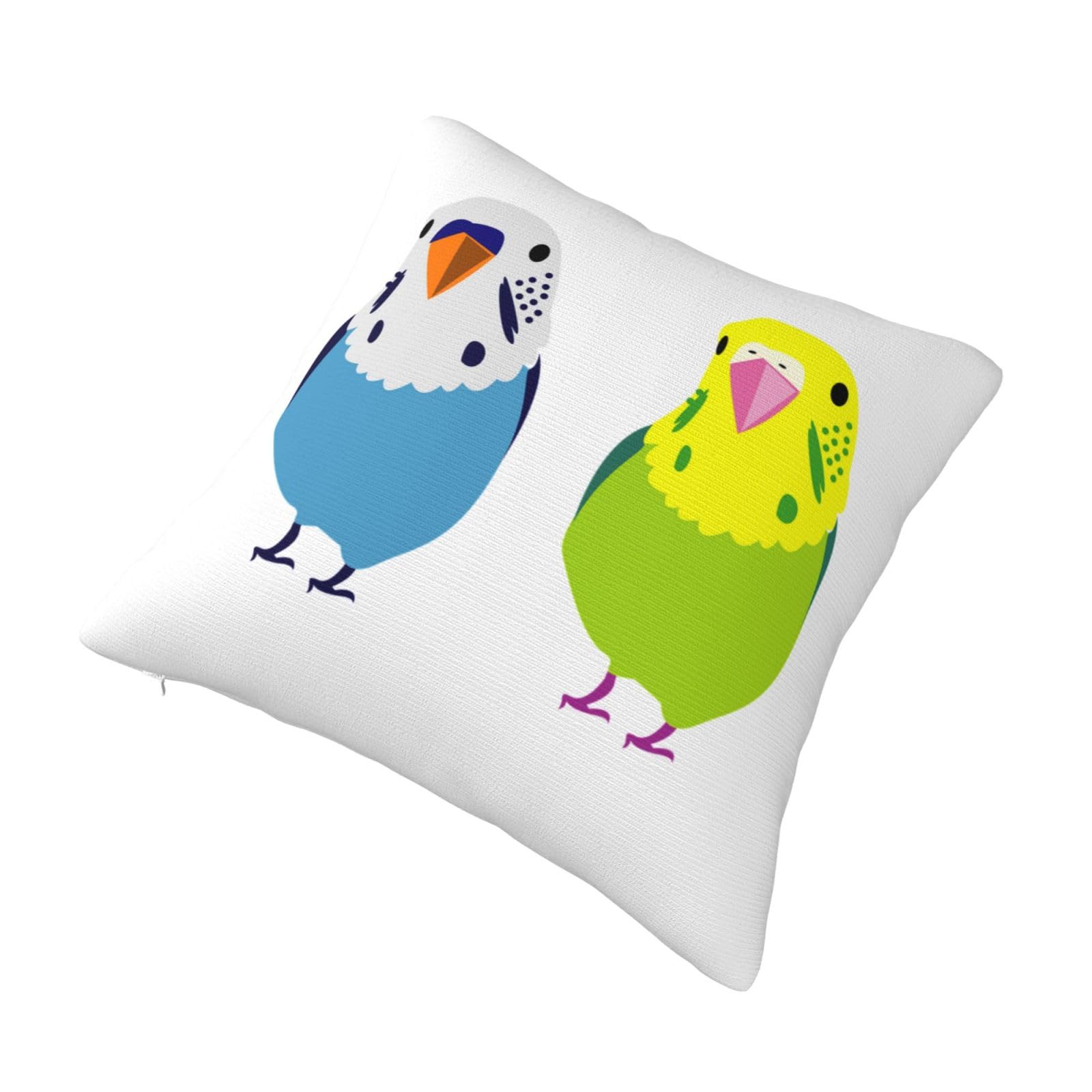 Amazon.co.jp: セキセイインコ 二匹 鳥柄 クッションカバー 50x50cm