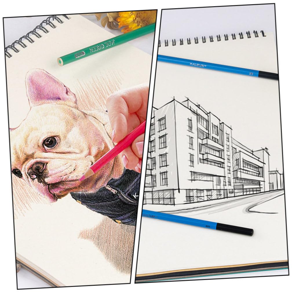 Set di Matite da Schizzo per Disegno, 50 Pezzi, per Hobby | Livelli per Sfumatura e Linea, Accessori in Legno Metallo e Carta, Adatto a Kids e Hobbyists