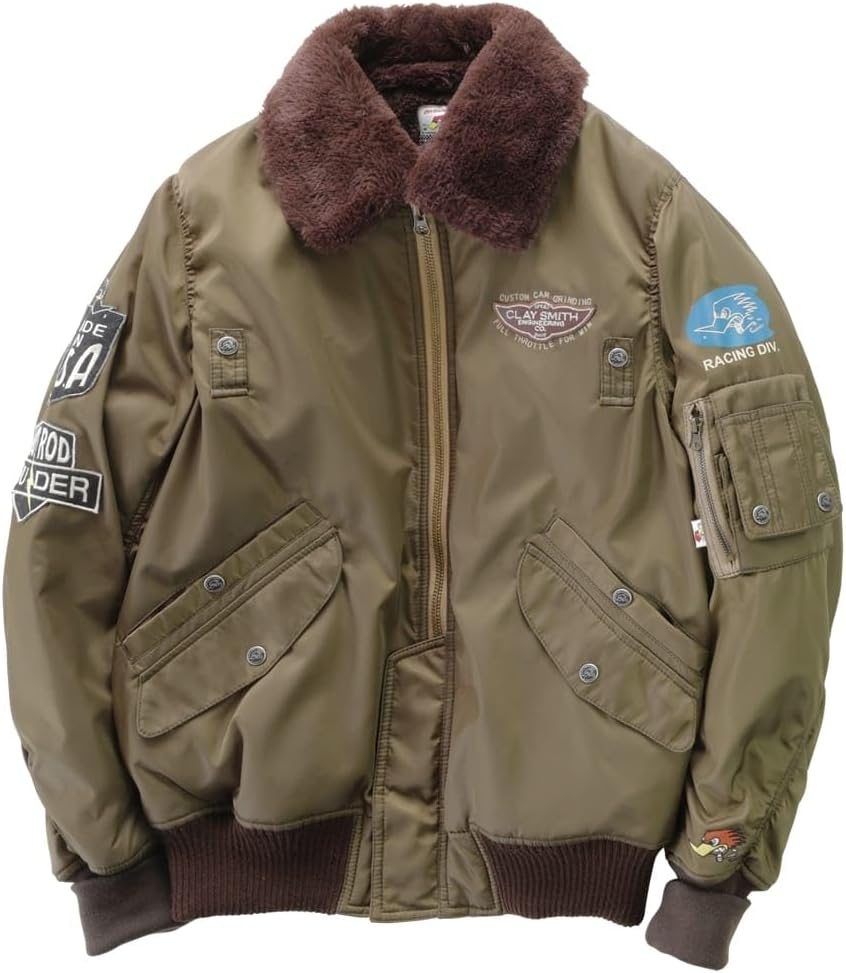 ハーレーダビッドソン ムートンジャケット L リアルムートン Bマイナス