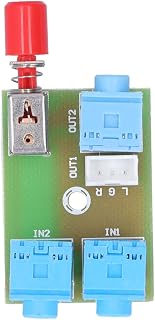 Audio Switching Module 3.5 Plug 2 Input 1 Output Signal Socket Switcher Board X H‑M371