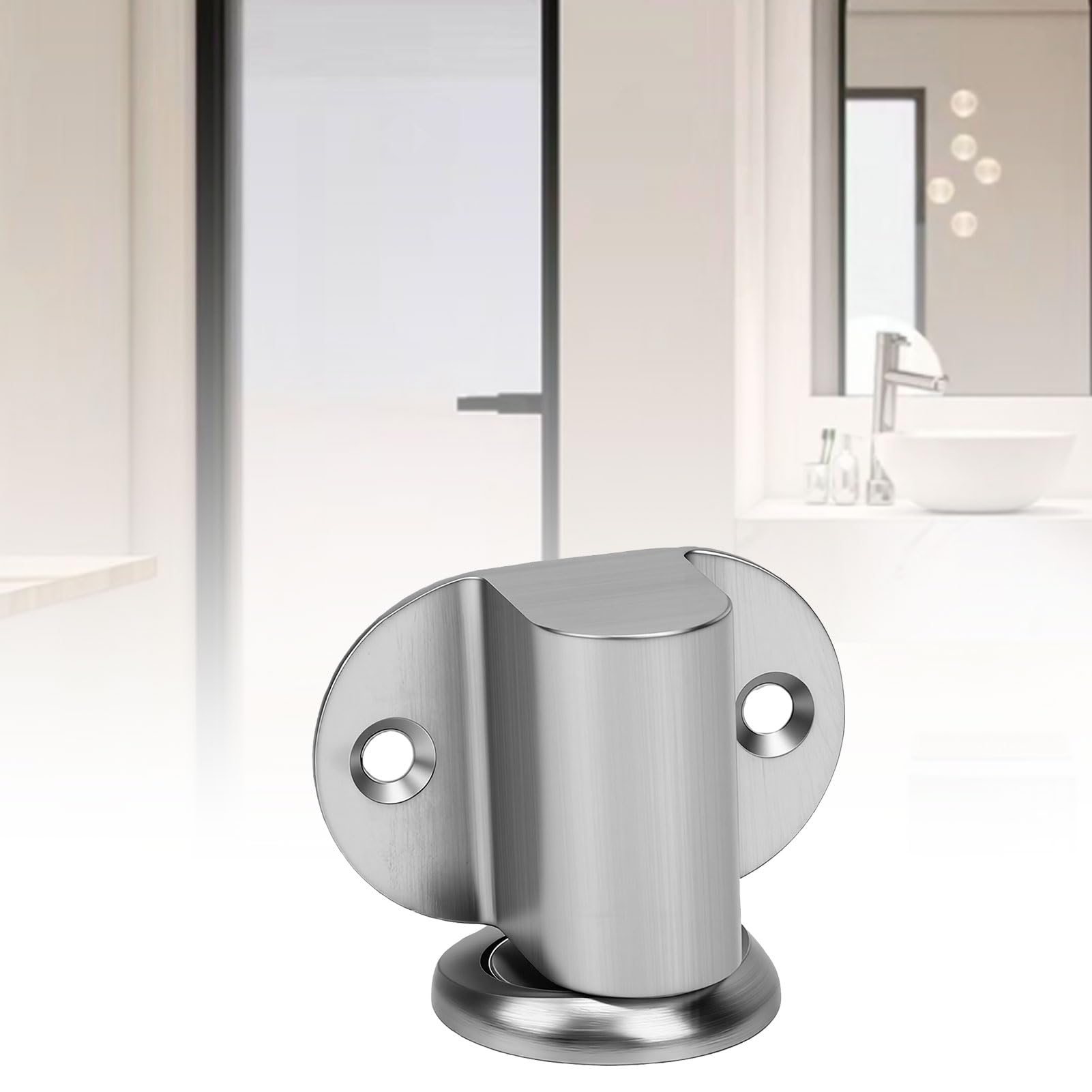Generic Tope de Puerta Magnético de 4 Piezas, Tapón de Aleación de Zinc con Amortiguador Suave