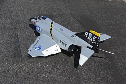 LX/Lanxiang/Sky Flight Hobby Radio Controlled Planes Twin 12-Bladeds EDF F4 Phantom II Gray ARF/PNP - Image 9